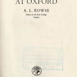 A Cornish Man at Oxford