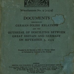 Outbreak of Hostilities Between Great Britain and Germany
